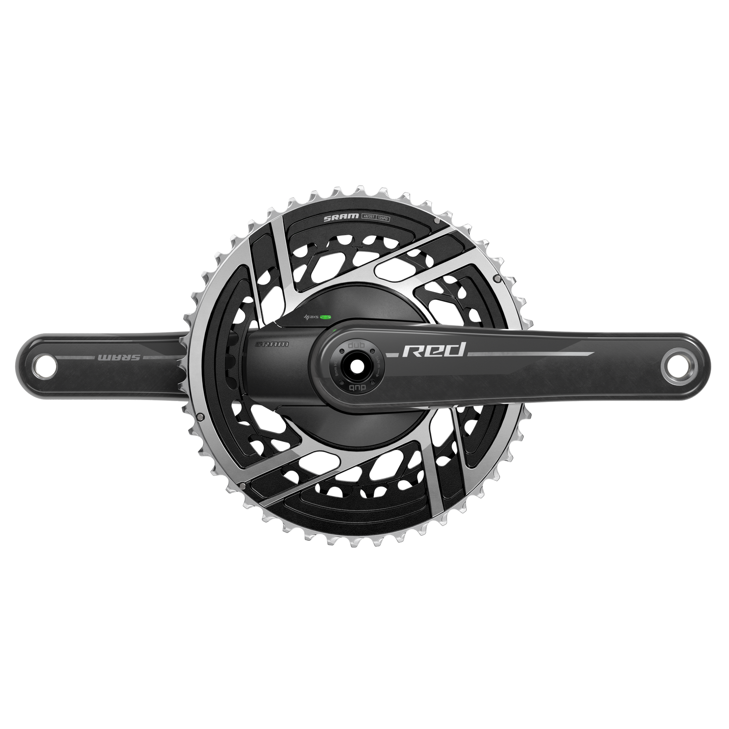 Red E1 2x Power Meter Crankset